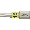 Bit 867 TORX® HF 1/4 ″ TX 15 dĺžka 25 mm so systémom farebného označovania (Farba 1/4 ″ TX 15 dĺžka 25 mm, Veľkosť so systémom farebného označovania)