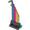 Sada šesťhranných kľúčov L 950/9 Hex-Plus Multicolour 3 10-dielna metrické (Farba 10 kusov, Veľkosť metrické)