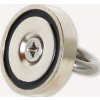 Neodymový magnet  Ø 25 mm pozinkovaný, s očkom Ø 13,5 mm (Farba Ø 25 mm, Veľkosť pozinkované, s očkom Ø 13,5 mm)