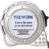 Vreckový rolovací meter TECWERK Dĺžka 3 m Šírka 16 mm mm/cm (Farba Dĺžka 3 m Šírka 16 mm mm/cm, Veľkosť Dĺžka 3 m Šírka 16 mm mm/cm   Dĺžka 3 m Šírka 16 mm mm/cm)
