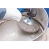 Kuželová kefa PFERD TOOLS (Farba Ø 95 mm Hrúbka drôtu 0,3 mm, Veľkosť Nerezová oceľ 10 mm 12000 min-¹)