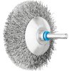 Kuželová kefa PFERD TOOLS (Farba Ø 80 mm Hrúbka drôtu 0,3 mm, Veľkosť Nerezová oceľ 10 mm 12000 min-¹)