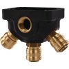 Rozvádzače stlačeného vzduchu (Farba Závit G 3/4 ″/26,44 mm, Veľkosť Vnútorný závit, 3 spojky DN 7,2)