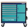 Pojazdné lavice na náradie (Farba Außen-B1090xT500xH1055mm, Veľkosť Počet zásuviek 7 30 kg 500 kg)
