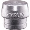 Kladivo s mäkkou hlavou SIMPLEX Hlava Ø 30 mm Mäkký kov strieborný tvrdý (Farba Hlava Ø 30 mm, Veľkosť Mäkký kov strieborný tvrdý)