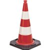 Dopravný kužeľ (Farba Výška 750 mm, Veľkosť Testované BAST, 2 pásy Hmotnosť 5,80 kg, 45 x 45 cm)