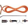 Súprava horákov na vykurovanie propánom s reduktorom tlaku ručné zapaľovanie 5 m KAYSER (Farba s reduktorom tlaku ručné zapaľovanie, Veľkosť 5 m)