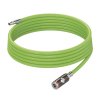 Hadice na stlačený vzduch (Farba Vnútorný Ø 9 mm Vonkajší Ø 15 mm, Veľkosť Dĺžka 5 m fluorescenčná zelená Bezpečnostná spojka DN 7,4)