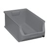 Otvorený úložný box s čelom ProfiPlus stohovateľný ALLIT (Farba L500xŠ310xV200mm, Veľkosť PP sivý stohovateľný)