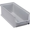 Otvorený úložný box s čelom Profi-Plus ALLIT (Farba L215xŠ102xV75mm, Veľkosť Polypropylén sivý)