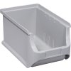 Otvorený úložný box s čelom Profi-Plus ALLIT (Farba L235xŠ150xV125mm, Veľkosť Polypropylén sivý)