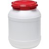Sudy (Farba 26,0 l PE biely s červeným vekom, Veľkosť bez držadiel Plniaci otvor-Ø 203 mm)