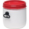 Sudy (Farba 26 l biely s červeným vekom, Veľkosť s 2 držadlami na prenášanie Plniaci otvor-Ø 296 mm)
