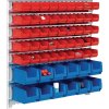 Nástenné lišty (Farba H1000xŠ1010xD180mm pozinkovaná oceľ, Veľkosť s otvorenými úložnými boxmi 72 x MK5 červená)