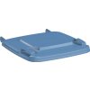 Veko pre zberače odpadu/recyklovateľného materiálu (Farba Polyetylén modrý, Veľkosť vhodné pre 120-litrové nádoby na odpad)