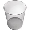 Kôš na odpadkový papier oceľový HELIT (Farba 23 l H350xØ295 mm s perforovaným dekorom, Veľkosť oceľ strieborná)