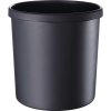 Kôš na odpadkový papier 18 l H310xØ295 mm s okrajom rukoväte plast HELIT (Farba 18 l H310xØ295 mm s okrajom na držanie, Veľkosť plast čierna)