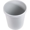 Kôš na odpadkový papier 18 l H331xØ315 mm s okrajom rukoväte plast HELIT (Farba 18 l H331xØ315 mm s okrajom rukoväte, Veľkosť plast svetlo sivá)