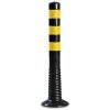 Pásové/zábranné stĺpiky (Farba Plast čierna/žltá Ø 80 mm, Veľkosť na priskrutkovanie Výška nad chodbou = 750 mm)