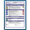 Zobrazovacie tabule (Farba Polypropylén s profilovým rámom, Veľkosť tmavomodrá DIN A4 nízkoodrazové 5ks/bal.)