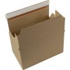 Automatický box z vlnitej lepenky hnedý (Farba Vlnitá lepenka, Veľkosť D237xŠ140xV147 mm jednostenný hnedá)