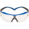Ochranné okuliare SecureFit™ 400X polykarbonátové 3M (Farba EN 166, Veľkosť Modré chrániče / sivé, číre šošovky polykarbonát)