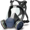 Celotvárový respirátor EN 136 bez filtra MOLDEX (Farba EN 136, Veľkosť bez filtra Veľkosť M)