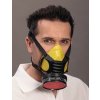 Respirátor polomaska Polimask GAMMA / silikón EN 140 bez filtra, silikón EKASTU (Farba EN 140, Veľkosť bez filtra, silikón)