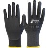 Rukavice na ochranu proti porezaniu ESD 3D CUT C EN 388 PPE kategórie II NITRAS (Farba Veľkosť 9 antracit/čierna, Veľkosť EN 388 kategória OOP II)