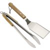 Príbor na grilovanie Duo Špachtľa: 36 cmKliešte: 39 cm 2-dielny: špachtľa a kliešte (Farba Špachtľa: 36 cmKliešte: 39 cm, Veľkosť 2 časti: špachtľa a kliešte)