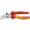 Káblové nožnice  Dĺžka 180 mm Leštená hlava VDE (Farba Dĺžka 180 mm, Veľkosť Leštená hlava VDE)