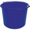 Stavebné vedro (Farba 12 l, Veľkosť žeriavový, testovaný TÜV-GS modrý plast)