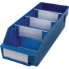 Regálové úložné boxy/krabice (Farba D300xŠ120xV95 mm, Veľkosť modrý PP)