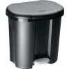 Pedálové koše (Farba 2 x 10 l Š320xV405mm, Veľkosť Čierny plast)
