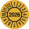 Plakety (Farba Ø 30 mm, Veľkosť Rok 2026 s mesiacmi Fólia)