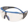 Ochranné okuliare SecureFit™ 400X polykarbonátové 3M (Farba EN 166, Veľkosť Modré chrániče / sivé, číre šošovky polykarbonát)