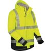 Zimná hi-vis softshellová bunda ELYSEE (Farba Veľkosť XL, Veľkosť oranžová/čierna)
