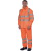 PREVENT nohavice do dažďa s vysokou viditeľnosťou (Farba Veľkosť XXL, Veľkosť oranžová)