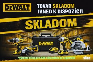 Už žiadne čakanie na náradie! 🤩 Profesionálny DeWalt je SKLADOM IHNEĎ K DISPOZÍCII! ⚡️ Chcete začať pracovať hneď zajtra?...
