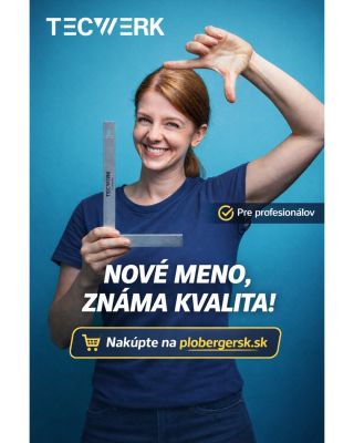 Za každým dobrým výsledkom je správne náradie. Preto rozširujeme naše portfólio o značku TECWERK – funkčné, presné a...