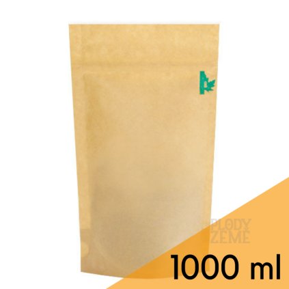 Eko kompostovatelný sáček doypack 1000 ml