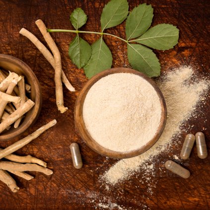 Ašvaganda (Ashwagandha) - kapsle extrakt 10 % Withanolidů