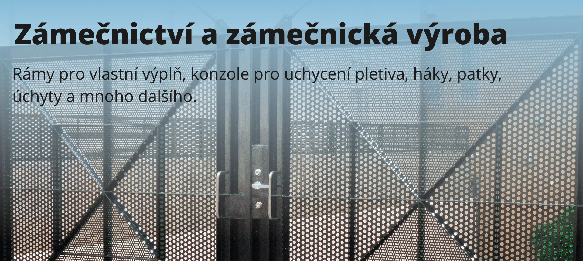Zámečnictví