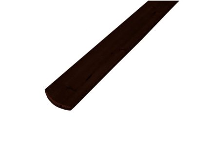 Plotovka kanadská douglaska; půlkulatá; 21x95mm; palisandr