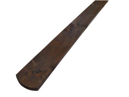 Plotovka severský smrk půlkulatá 95x18mm palisandr