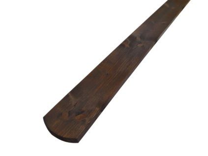 Plotovka severský smrk půlkulatá 95x21mm palisandr