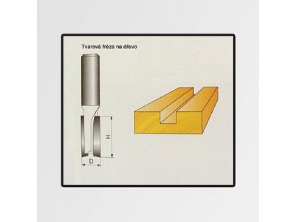 42831 freza tvarova do dreva 12x19x2mm