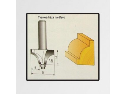 42849 freza tvarova do dreva 28 6x7 96x9 8mm