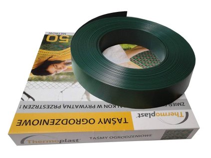 5793 plastova vypln pre pletiva a panely 47 mm 50m rolka zelena ral 6005