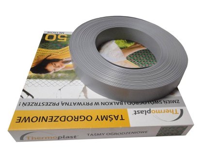 5796 plastova vypln pre pletiva a panely 47 mm 50m rolka siva ral 7040